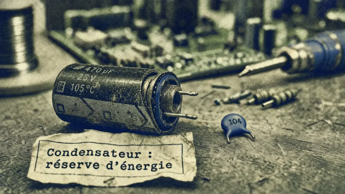 A quoi sert un condensateur : photo de condensateur et diagnostic de panne
