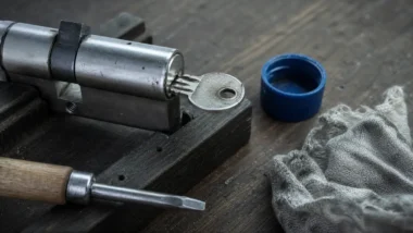 Clé bloquée dans la serrure, clé coincée dans le cylindre, outils de dépannage