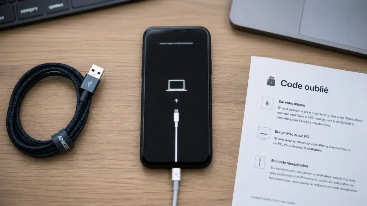 Comment déverrouiller un iPhone quand on a oublié le code : mode récupération iOS 15.2 ou iCloud