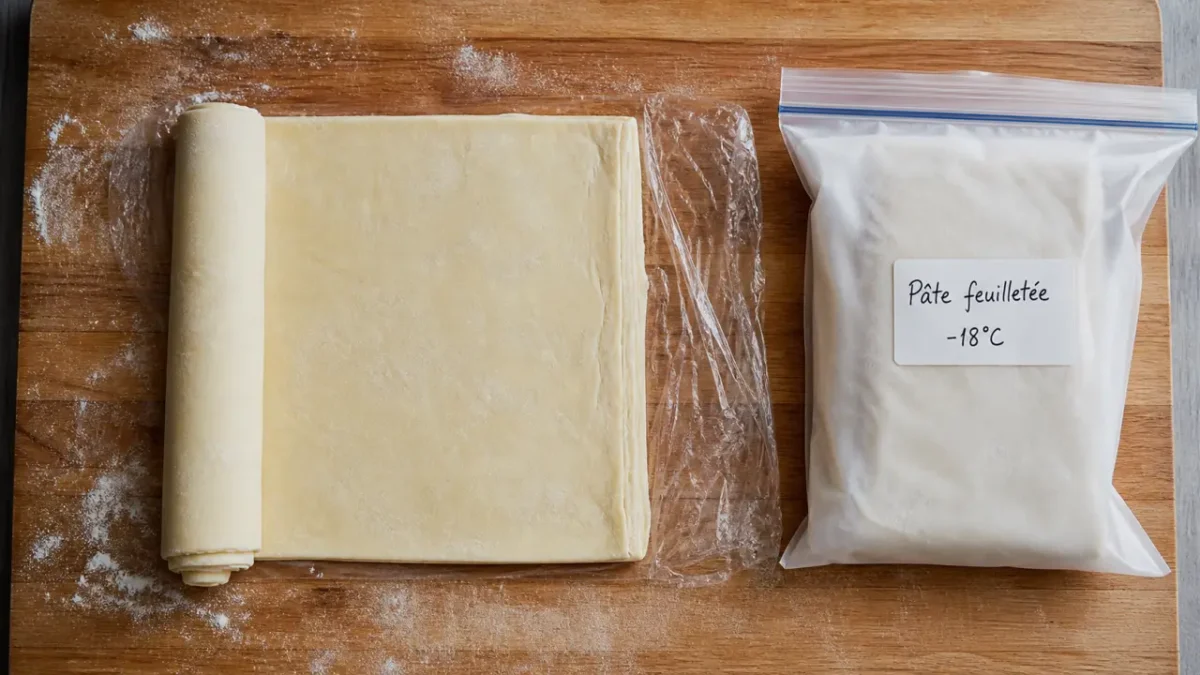 Congeler pate feuilletée -18°C sans perdre le feuilletage