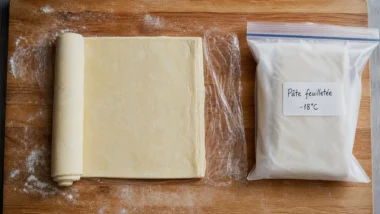 Congeler pate feuilletée -18°C sans perdre le feuilletage