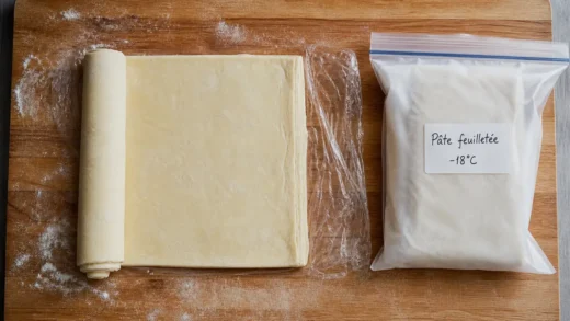Congeler pate feuilletée -18°C sans perdre le feuilletage