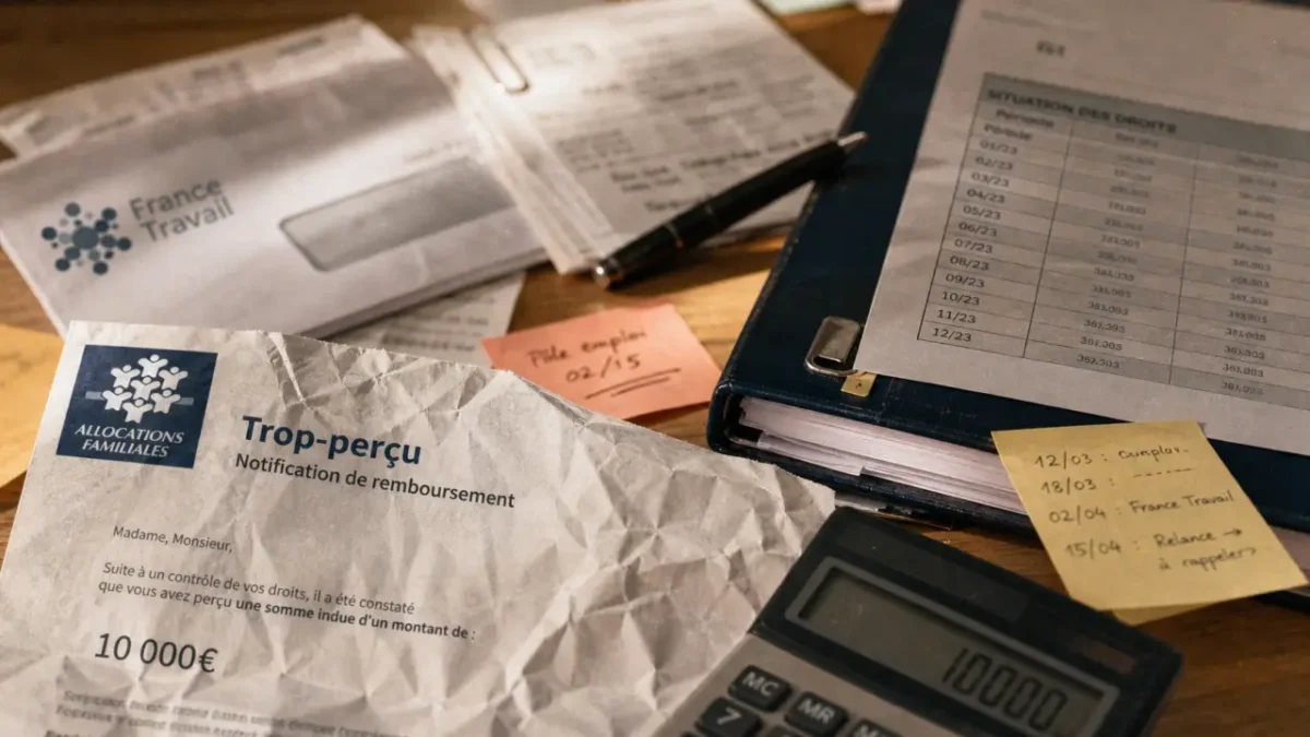 Je dois 10000 euros à Pôle emploi forum : courrier trop-perçu et calculatrice
