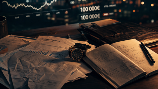 Métier qui rapporte plus de 100000 euros par mois : dashboard et documents financiers
