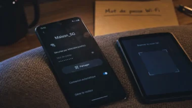 Voir le mot de passe wifi android via QR code (Android 10, Samsung)