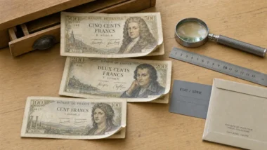 Billets francs valeur : état, rareté, erreurs avant vente
