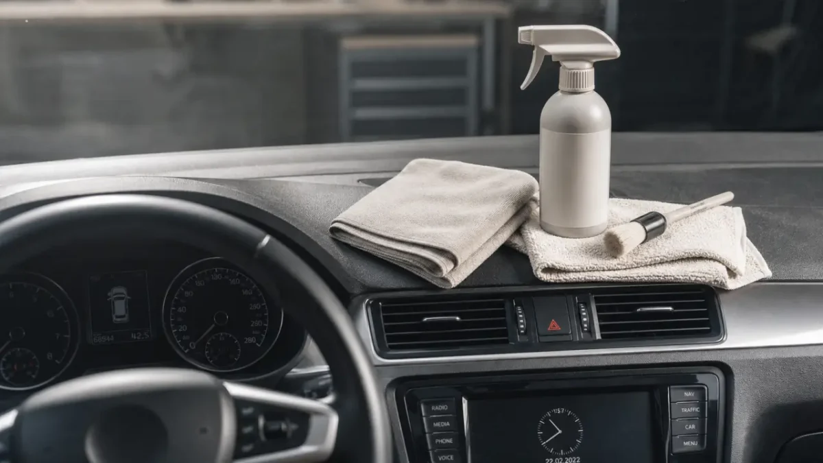 Comment nettoyer un tableau de bord de voiture sans traces, microfibre et gestes à éviter