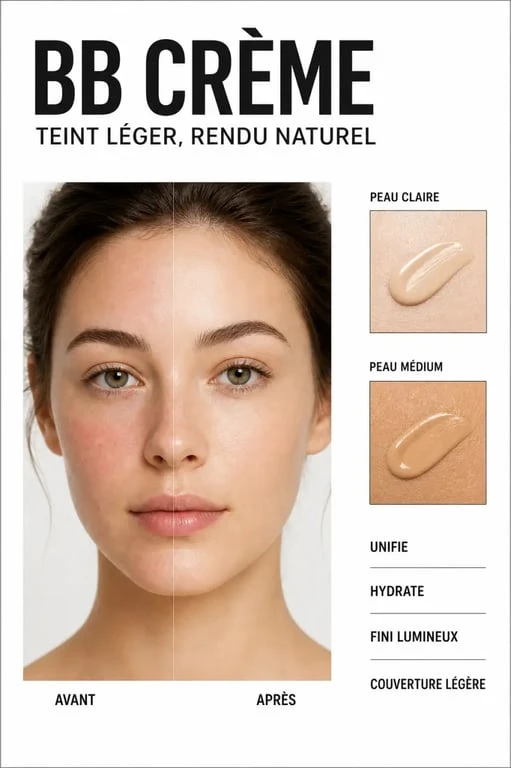 bb crème garnier avis : avant/après et rendu naturel sur le visage