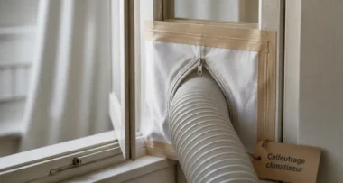 Meilleur kit calfeutrage pour climatiseur mobile sur fenêtre à battant