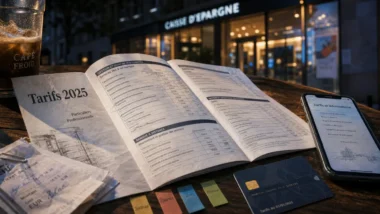 Tarif caisse epargne 2025 : brochure officielle, cartes et virements, incidents