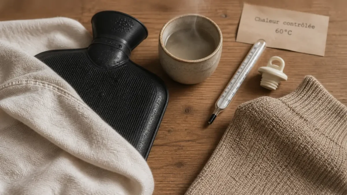 Comment faire chauffer une bouillotte : eau ou sèche, avec thermomètre et contrôle température