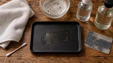 Enlever du collant sur du plastique avec acétone