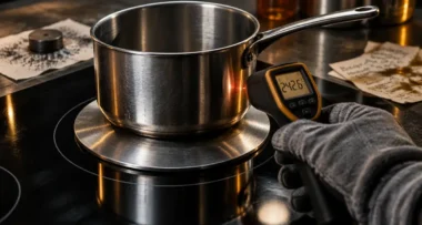 Adaptateur induction inconvénient : casserole non compatible sur plaque