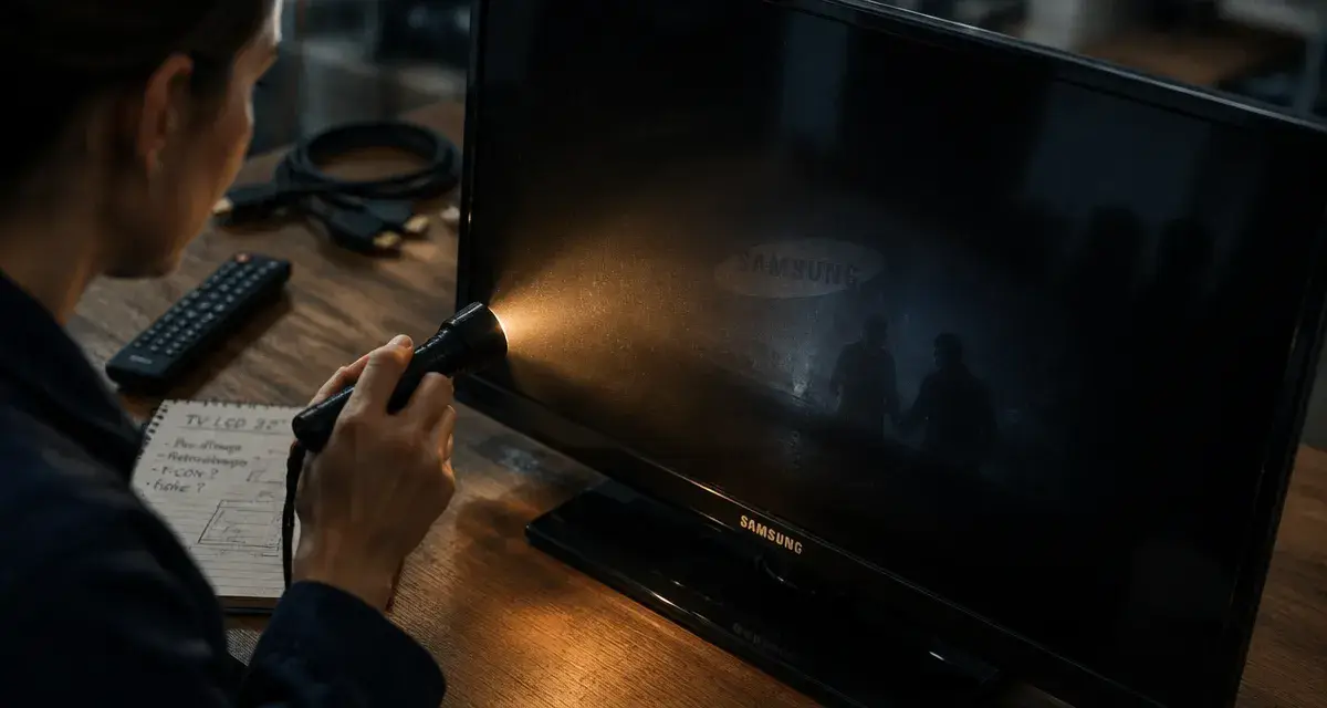 TV écran noir mais son : tests pour identifier la panne